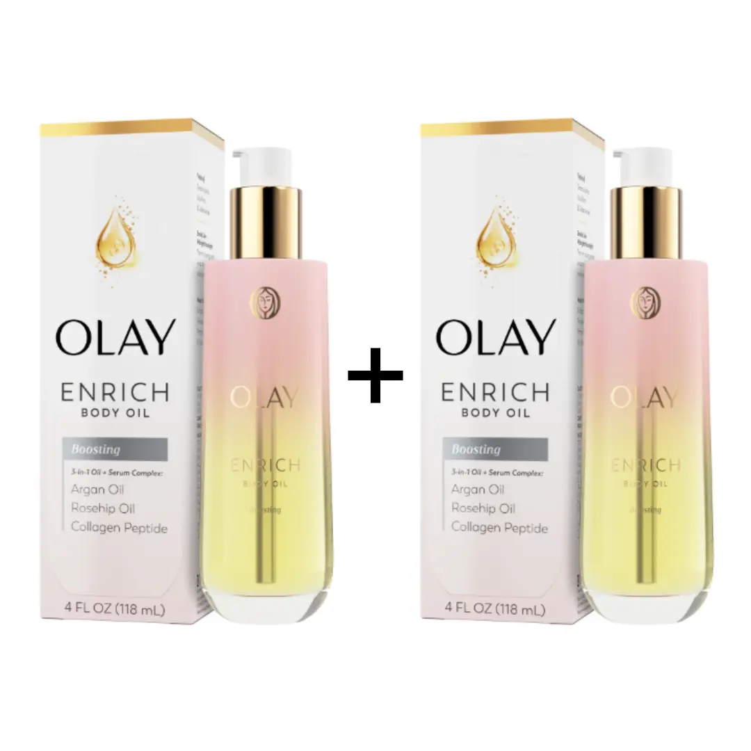 OLAY Enrich Glow Body Oil Duo Pack