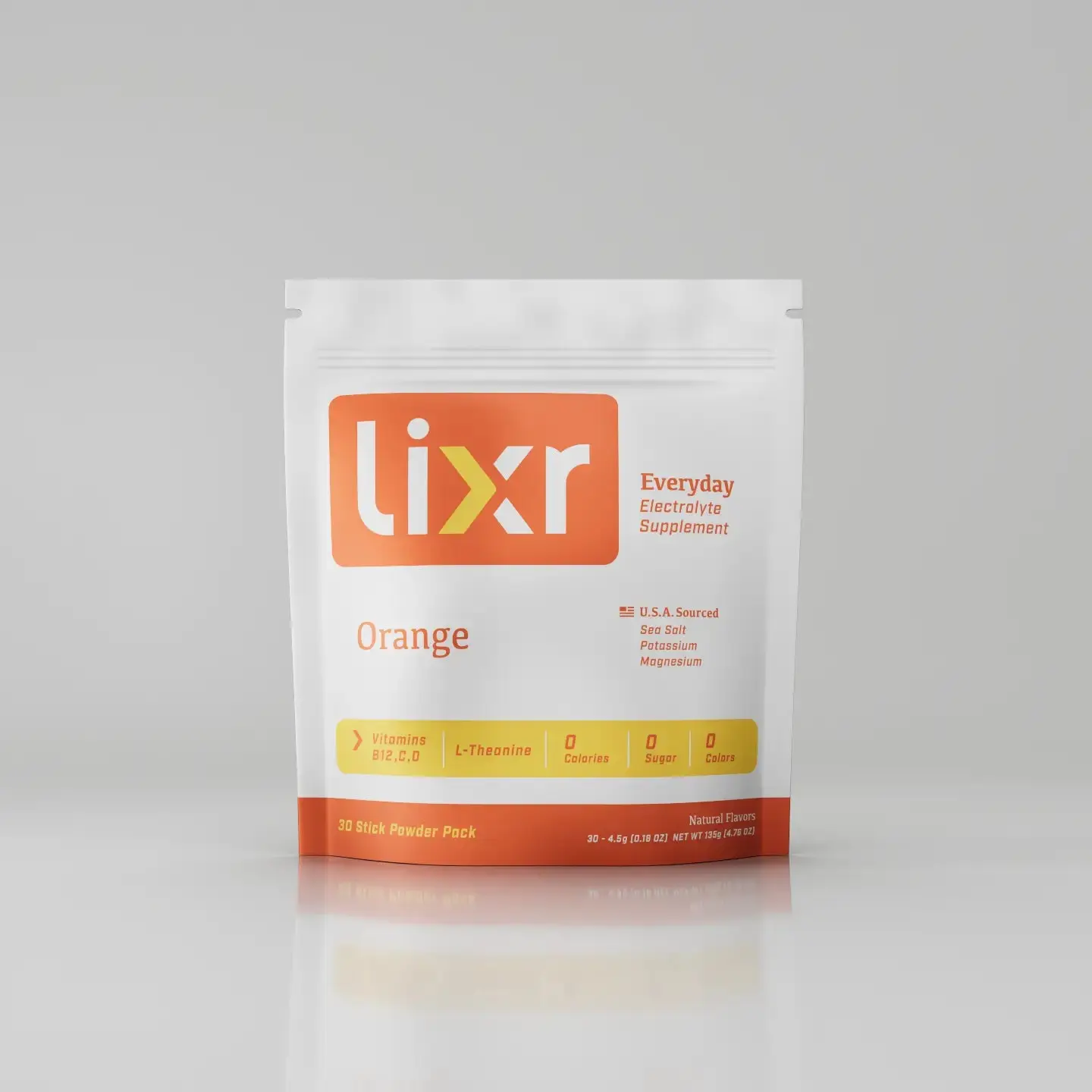 Lixr Everyday Electrolyte Supplement | Orange