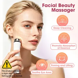 Four-In-One Multi-Function Microcurrent Beauty Device, 4 Color LED Light Skincare Instrument, Facial Massage for Tightened Skin, Face Lifting Device, Best Gift for Women
