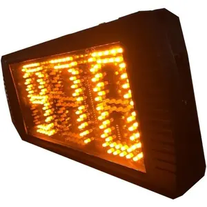 AZOOU 5-in 7-Segment Display LED Days Countdown Timer, Aluminum Body, Yellow Color, 999 Days Max Count, 5m Control Distance, Brackets, Portable Kitchen & Sports Stopwatch Timer, Convenient to Use