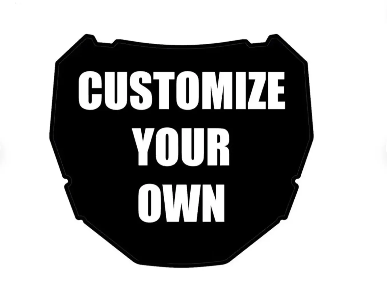 ODI plate decal customizable