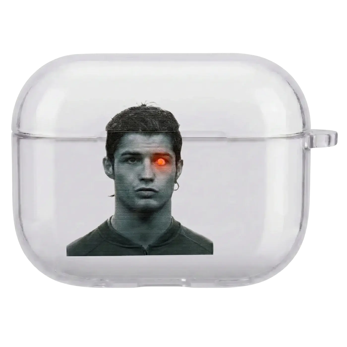 Ronaldo CR7 AirPods Case, Goat CR7 The Siu for AirPods 3/4/Pro2, Scatch-resistant, Dustproof, Shockproof, Gift for Soccer Fans