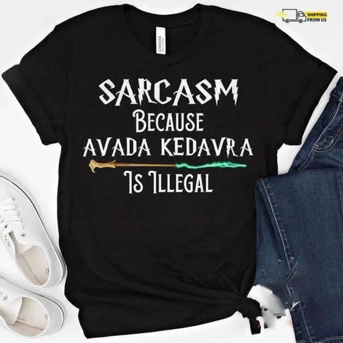[SALE UP TO 40%] Sarcasm Shirt, Avada Kedavra Vacation T-Shirt, Wizard School Shirt, Harry Potter T-Shirt, Trending T-Shirt- Menswear Top Trending Tshirt