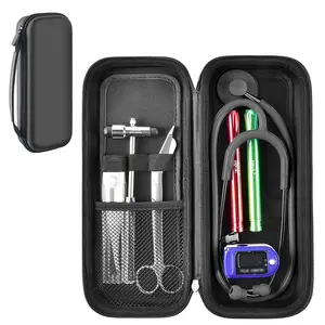 Stethoscope Case for 3M Littmann Classic III Monitoring/Lightweight II S.E/Cardiology IV Diagnostic/for MDF Acoustica Stethoscopes, Holder for Nurse Doctor Essentials & Medical Accessories, Black