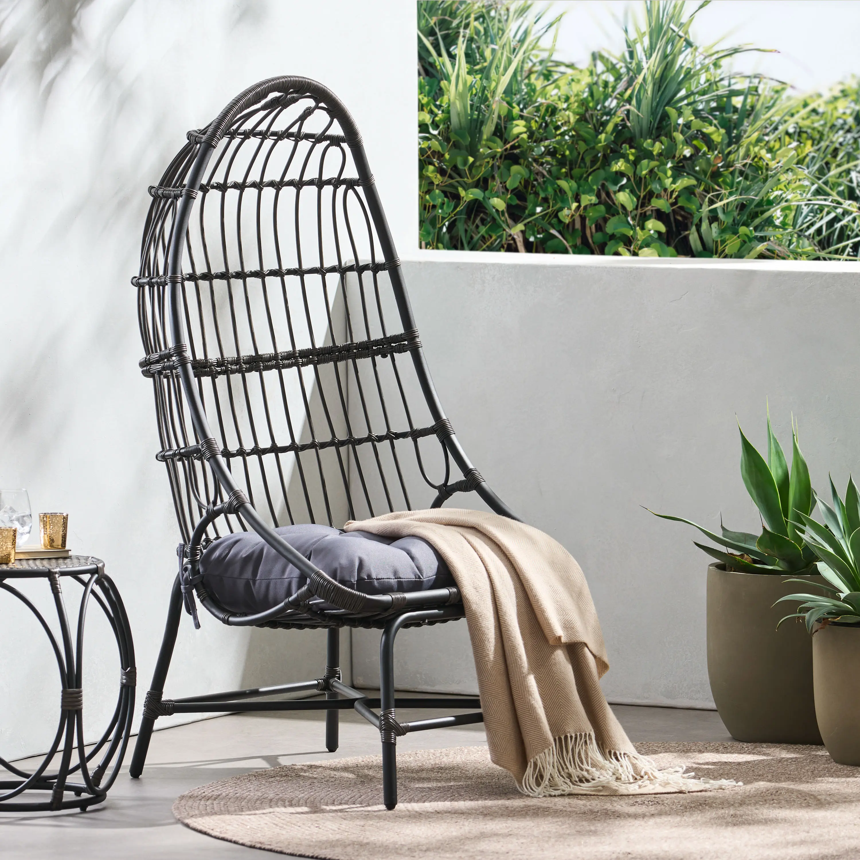 ELON COCOON CHAIR Modern Dining Chair for Living Room Bedroom Home Office Accent Armchair Upholstered Single Seat with Backrest Stylish Comfy Furniture Gray, Dining Room Chairs for Kitchen, Dining Room, Living Room, Restaurant Style Seating