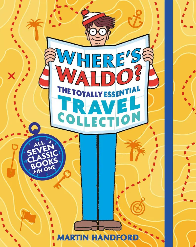 USED Book - Where's Waldo? the Totally Essential Travel Collection: All Seven Classic Books in One (a Hidden Object Activity Book with Search & Find Adventures, M by Handford, Martin (Paperback) - english