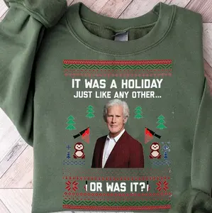 Keith Morrison xmas christmas sweater True Crime Ugly Christmas Sweater Party Sweatshirt v11, True Crime Ugly Sweater Funny Christmas Sweate