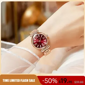 Women's Luxury Diamond-Inlaid Quartz Watch – Stylish, Versatile & Exquisite Waterproof Watch Whether paired with daily outfits to elevate style, or given as a birthday gift or party present, it is an excellent choice that showcases taste.