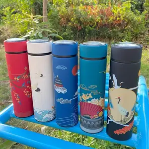 304 Stainless Steel Insulated Cup, Chinese Water Bottle, Car Thermos Flask, Sports Water Cup, Office Thermal Mug