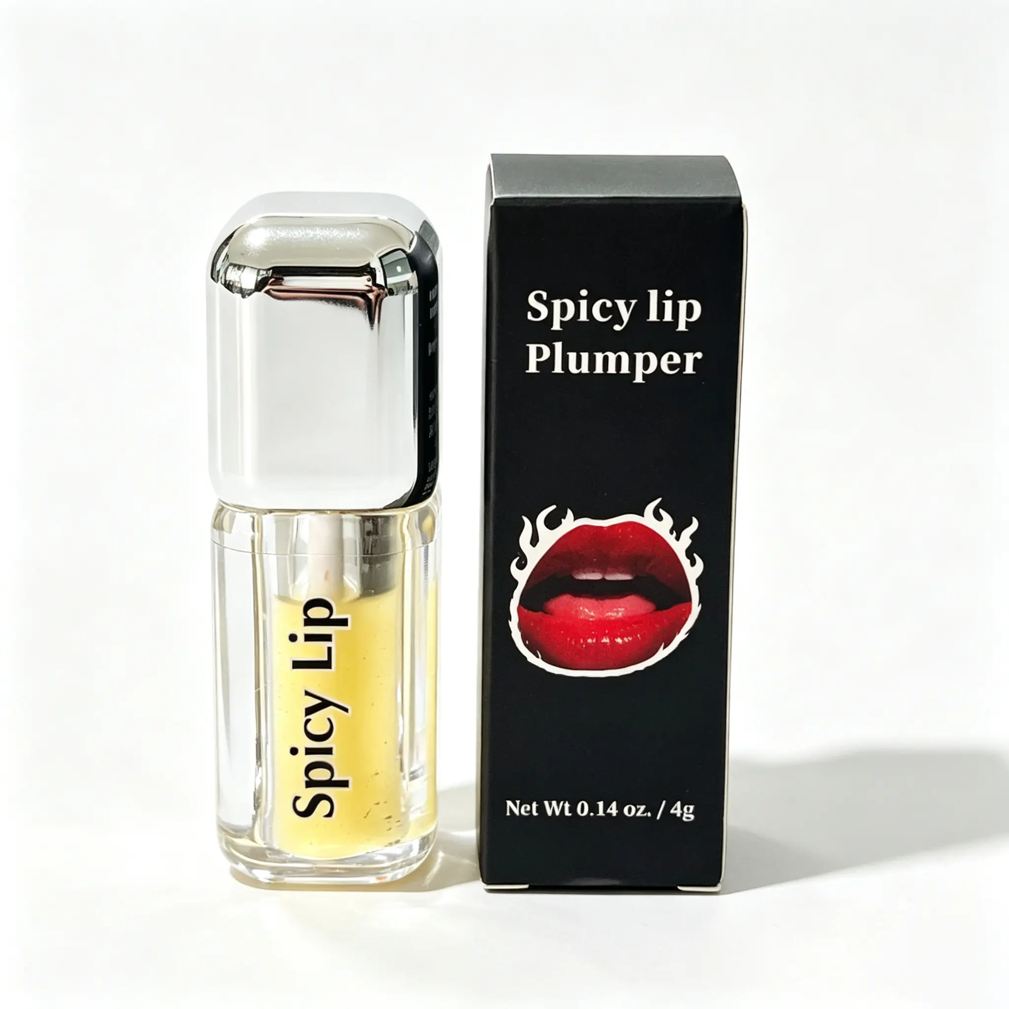 Spicy Lip Plumper | Dupe for Viral Plumping Lip Gloss, Tingling Warm Sensation Lip Treatment Oil 4g