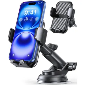 3-in-1  Phone Holder [122+LBS  Suction &  Clamp Arm] 360? Adjustable  Phone Mount, Cell Phone Holders for Your  for Dashboard Vent,  Smartphones &  Models