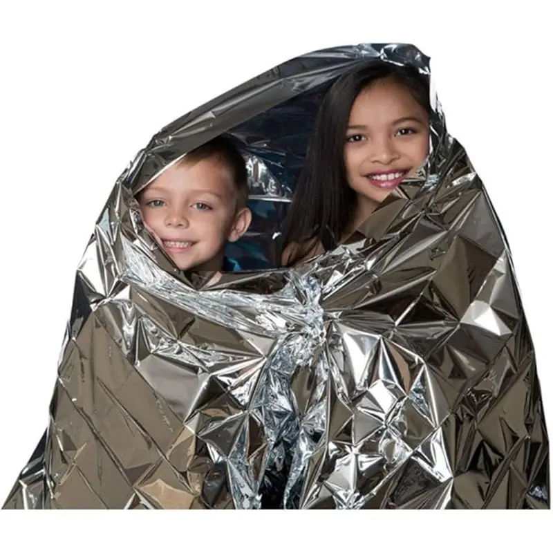 Emergency Thermal Blankets, 1 Pack, Waterproof, Heat-Reflective, Compact & Durable Weather Emergency Protection
