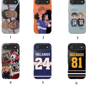 Heated Rivalry Phone Case: Trendy Hockey Romance Fan Gift for Men & Women Compatible with iPhone X, 11, 12, 13, 14, 15, 16, 17 & Samsung