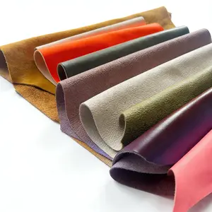 1LB Mixed Color Genuine Cowhide Leather Scraps | Natural Imperfections | 1.0-1.8mm Thick | Random Color Size & Pattern | No Waste Scraps | Perfect for Leather Crafters & DIY Hobbyists