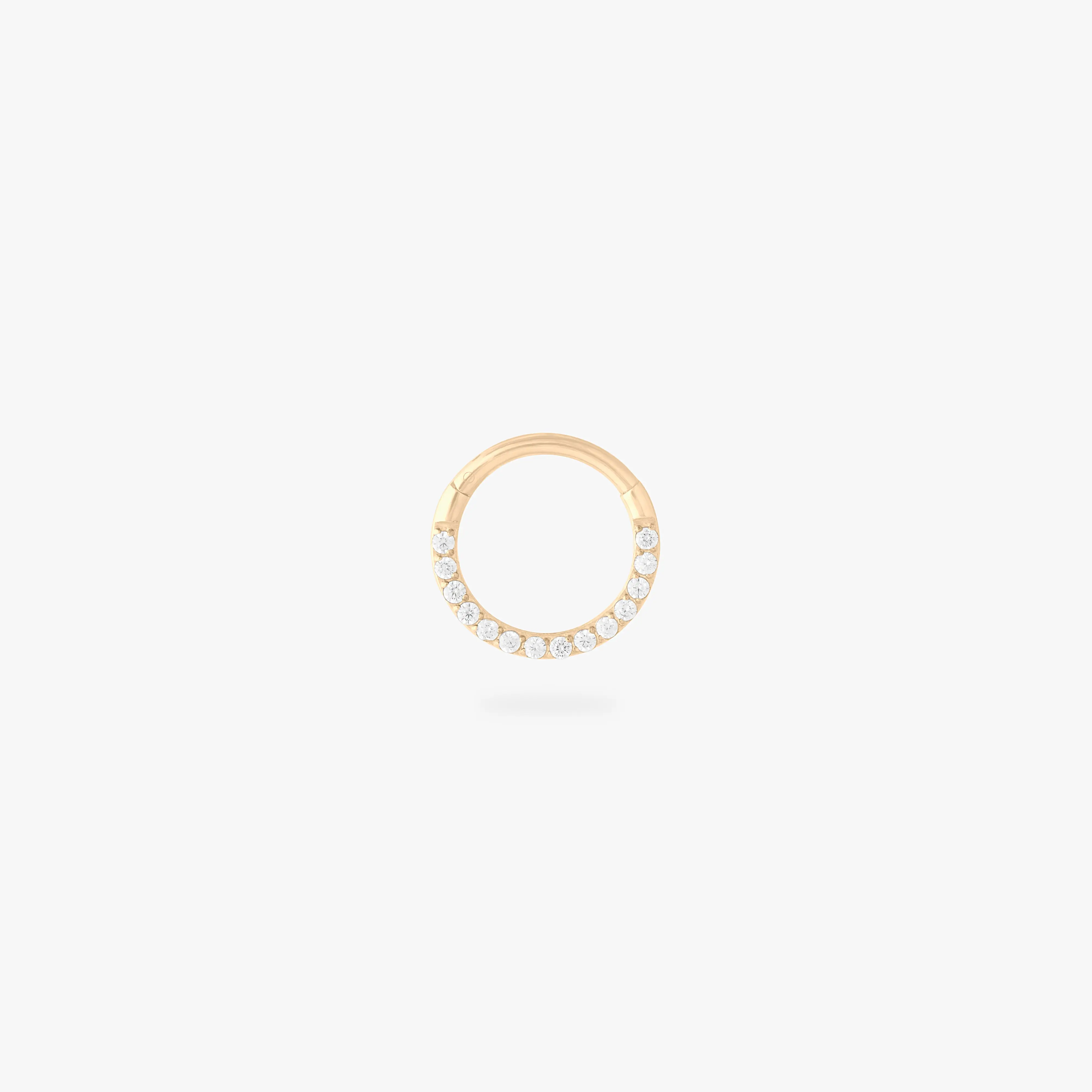 Studs 8mm Front Set Pave Clicker