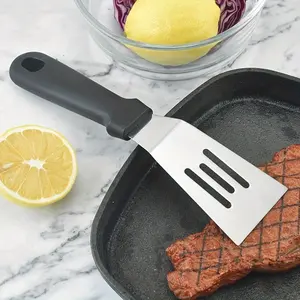1pc, Stainless Steel Mini Spatula for Cooking and Serving - Perfect for Brownies, Cookies, Lasagna, Pies, Cakes, and Pancakes, Kitchenware