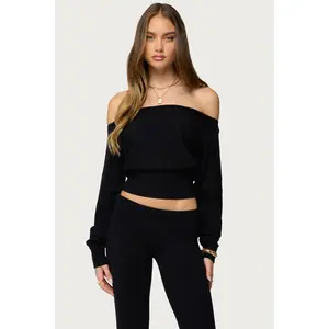Skyla Off Shoulder Knit Sweater