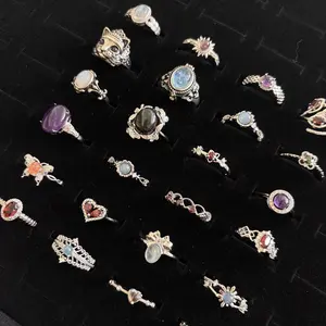 Jollyhit Witchy Mystery Jewelry Gift Bag – 3pcs Costume Jewelry Crystal Set with Tarot Card & Stickers, Perfect Birthday, Thanksgiving,Christmas, Classmate or Girlfriend Gift popular new release grandmother Bracelet Magical