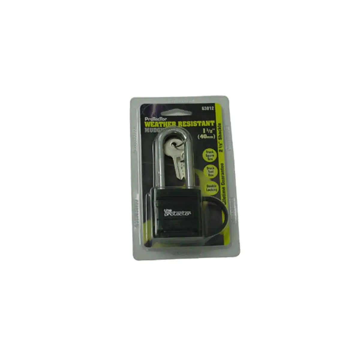 212 MAIN Barjan 07263012 Metal Weatherproof Padlock, Anti-Theft Lockable Safety Lock with 2 Keys for Automotive, Motorcycle, Truck Security