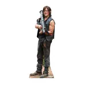 212 MAIN Lifesize The Walking Dead Daryl Dixon 02 Cardboard Cutout - 70x25 in., Advanced Graphics Home Decor, Ideal Home Gift
