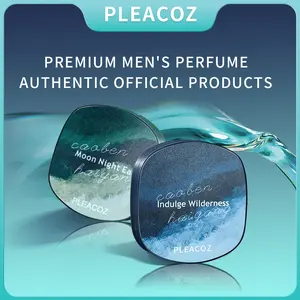 PLEACOZ Men’s Solid Cologne – Alcohol-Free, Pocket-Sized, Elegant, and Perfect for Gifting
