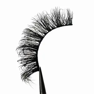 "Doll Face" 18mm Wispy Lashes Faux Mink Natural Style Perfect for Everyday Wear Enhance Your Eyes with Soft & Fluffy Strip Eyelashes