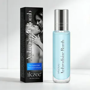 10ml, IKZEE Pheromone Perfume Roll-on (Men's), a charming fragrance for couples on dates, exuding an alluring scent, a perfect holiday gift, Body Scent