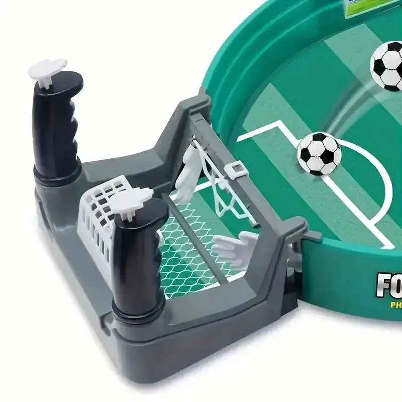 [BUY 1 GET 1 FREE]2-Player Mini Foosball Board Game, Tabletop Soccer Toy Includes 6 Balls & Score Tracker, Multi-Player Interactive Desktop Sports Item for Family, Party Games