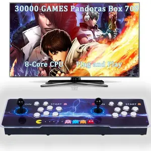 Box 50S Arcade Game Console Retro Game Machine for PC & Projector & TV, 2-4 Players, 1280X720, 3D Games, Search/Hide/Save/Load/Pause Games