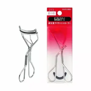 Eyelash Curler 213 Shiseido Crimps & Curls Lashes for Perfect, Eye-Framing Fringe - Gentle & Safe - Includes Replacement Pad Lightweight Makeup