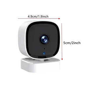 2026 New AI Mini Security Camera 720P – Wifi, Night Vision, Smart Motion Tracking, Two-Way Audio, SD Card Slot, Loop Recording |   Remote Home And Pet Monitor Via App – Real-Time Alerts, Easy Setup, Perfect for Indoor Surveillance