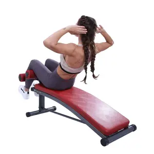 Finer Form Gym-Quality Sit Up Bench with Reverse Crunch Handle - Solid Ab Workout Equipment for Your Home Gym. More Effective than an Ab Machine or Ab Roller.