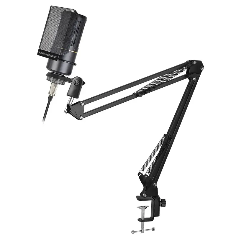 High-Fidelity Condenser Microphone Multifunction for Studio, Compatible with Mobile and PC, Ideal for Streaming, Podcasting, Singing, Recording, Voice Acting