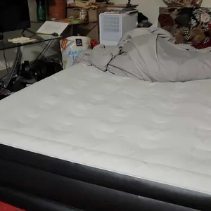 Air Mattress - Inflatable Blow Up Mattress Airbed with Built-in High Capacity Pump, Double Height, Adjustable, Non-Slip Bottom Design