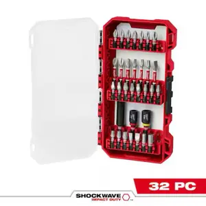 Milwaukee SHOCKWAVE Impact Duty Alloy Steel Screw Driver Bit Set (32-Piece)