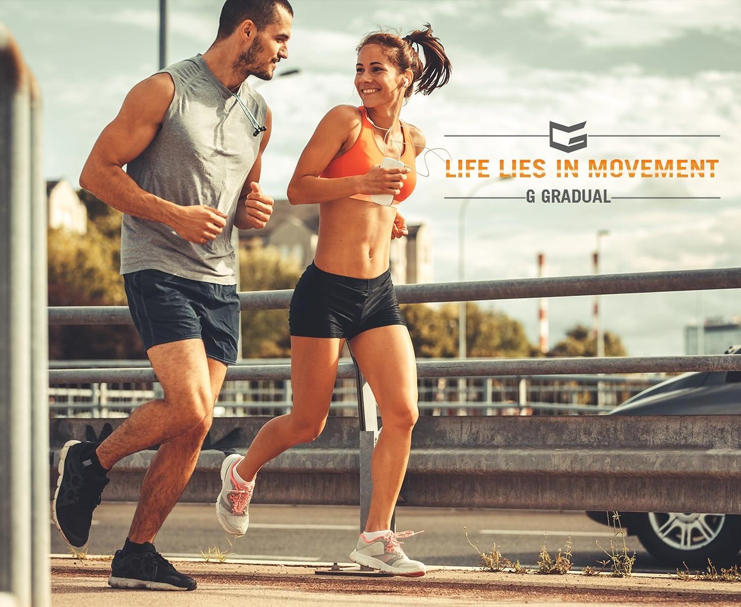 G Gradual Men's 2-Pack 7" Sporty Sports Shorts, Quick-Dry Lightweight Gym Running Workout Athletic Shorts with Zip Pockets summervibes G Gradual Men's 2-Pack 7" Sporty Sports Shorts, Quick-Dry Lightweight Gym Running Workout Athletic Shorts with Zip Pockets summervibes