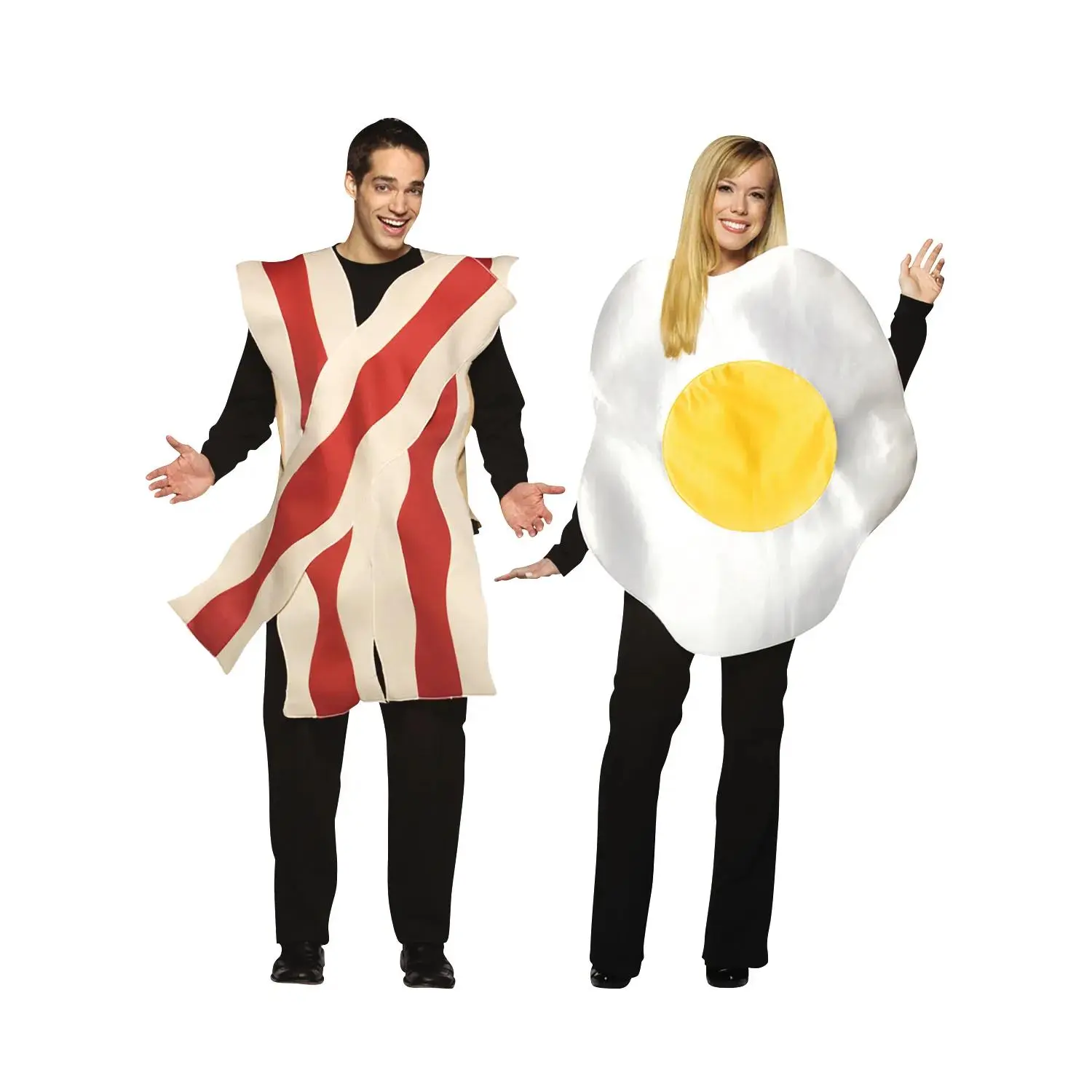 Adult Bacon & Egg Couples Costume, Tunic, Costume Ideas, Menswear, Halloween Ideas, Diy Costume