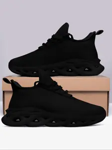 Women's Lace Up Front Sneakers, Athletic Running Shoes, Casual Comfortable Sports Running Shoes, Female All-match Round Toe Shoes for Daily Wear, Casual Running Footwear