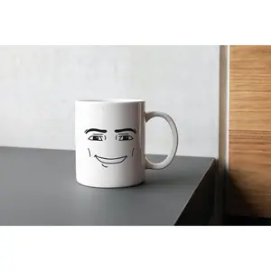 Smiling Roblox Face Mug, Gamer Gift, Roblox Face Mug, Gamer Mug, Gift For Gamer, Gift For Roblox Lover, Roblox Character Mug, Character Gift