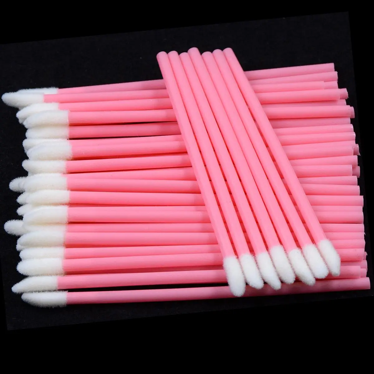 50pcs Disposable Lip Brush, Lip Gloss Applicator, Professional Makeup Tools, Makeup Accessories For Women