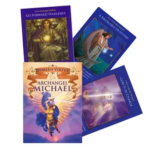 New Archangel Michael Oracle Tarot Cards Board Games English Funny Board Tarot Deck Table Games PDF For Families Party