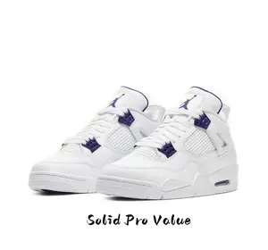This timeless white-and-purple colorway is a must-have for sneaker lovers, premium leather and mesh keep it looking sharp