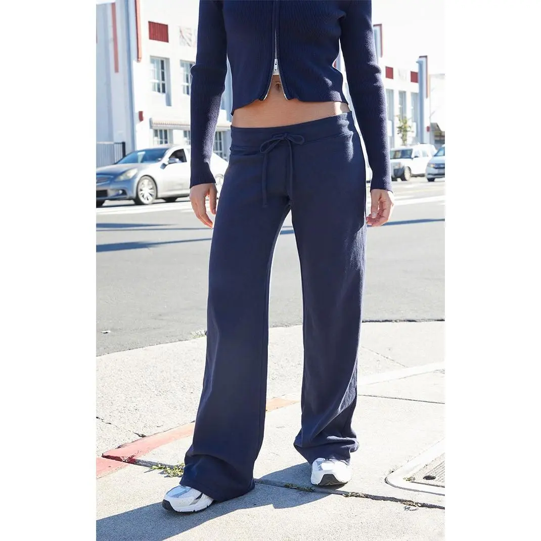 John Galt Women's Navy Hilary Baggy Sweatpants