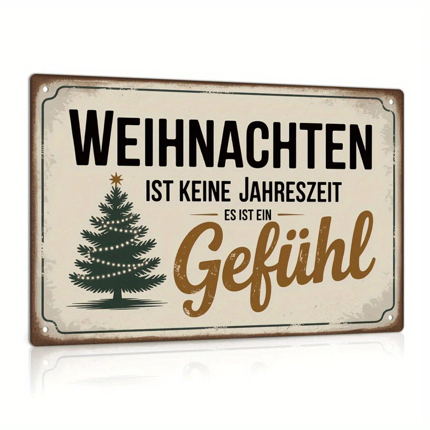 german retro Prints christmas is not a season it is a feeling for christmas parties gift birthdays weddings anniversaries thanksgiving travel decor