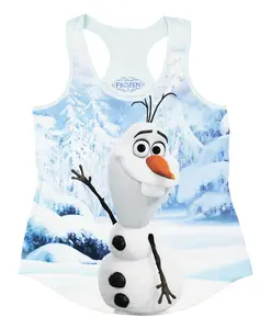 Disney Frozen Olaf Junior's Size Sublimated Tank Top Shirt