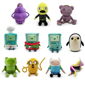Adventure Time Plush Toy Cartoon Game Peripheral Soft Stuffed Doll Cute Plushies Kawaii Plush Doll Birthday Gift for Kids Fans