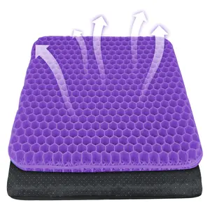 Extra-Thick Gel Seat Cushion – Pressure Relief & Comfort for Office Chairs and Wheelchairs, Long Sitting Without Fatigue