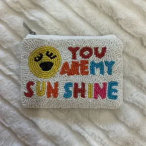 Beaded coin purse Beaded coin purse