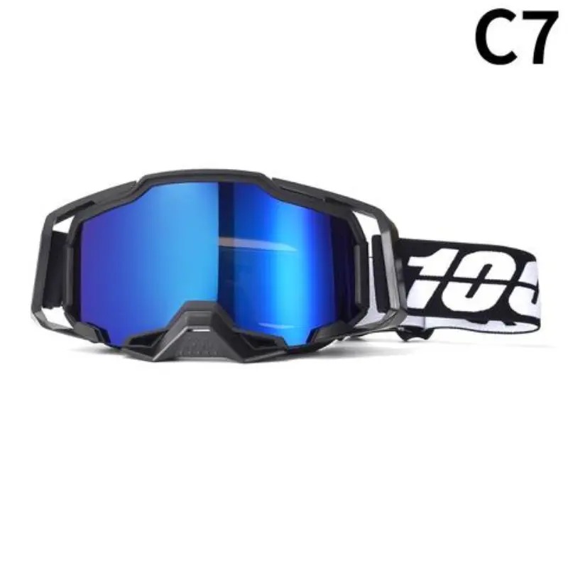 Unisex Off-Road Goggles, Dirt Bike Goggles & Dustproof Motocross Eyewear, Ideal for Biking & Ski Trail Riding, Durable Protection Glasses