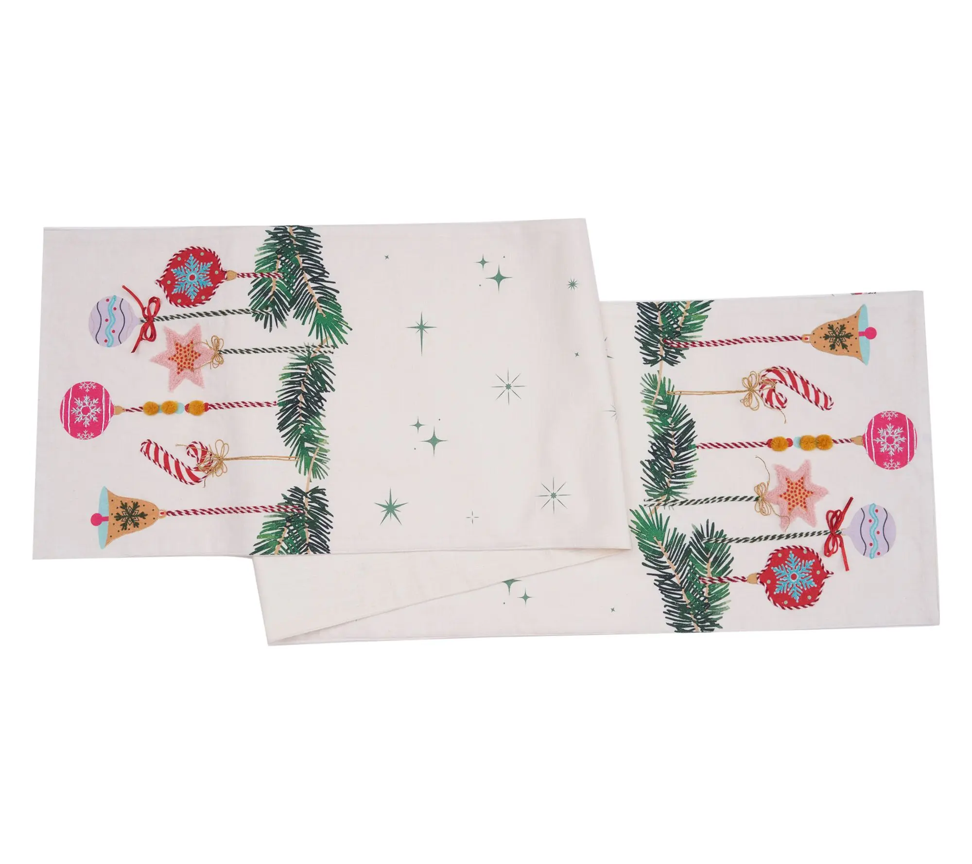 Vintage Christmas Table Runner by Valerie